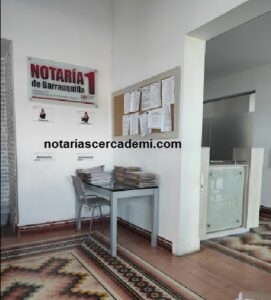 notaria 1 en barranquilla