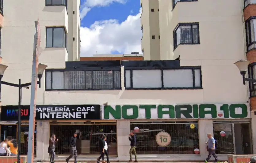 NOTARIA 10 BOGOTA