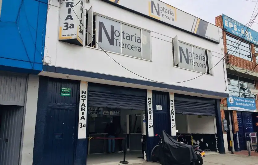 NOTARIA TERCERA BOGOTA