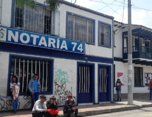 notaria 74 de bosa