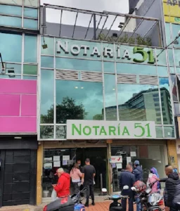 notaria cincuenta y uno bogota