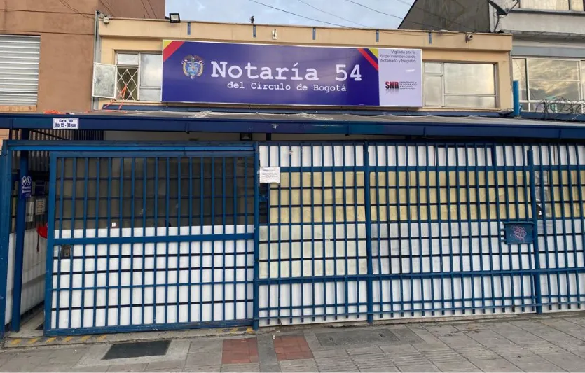 notaria 54 bogota