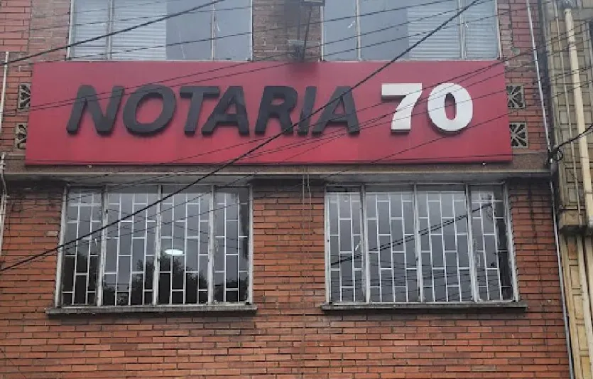 NOTARIA 70 BOGOTA